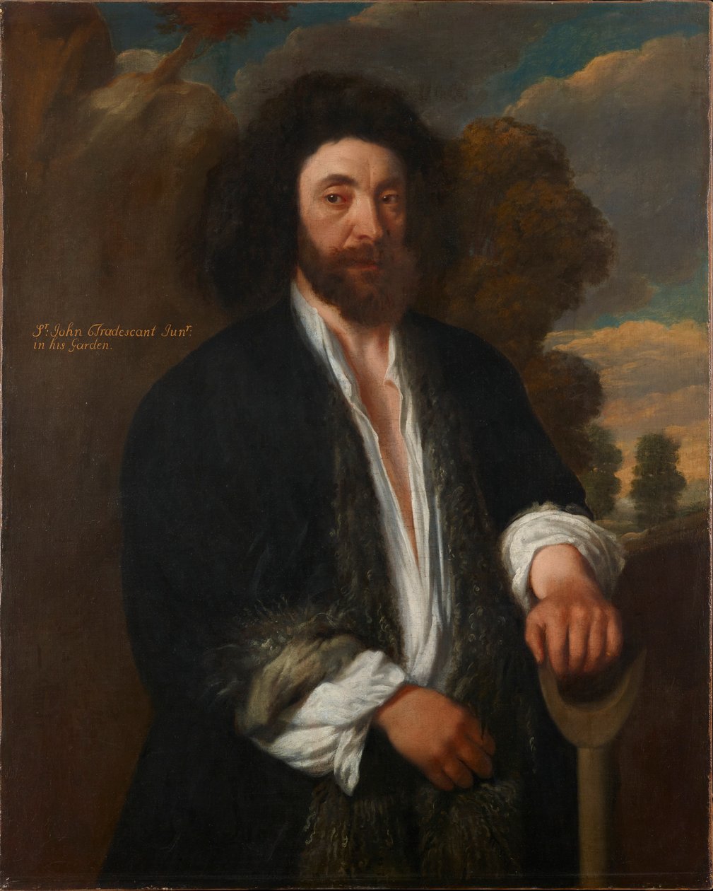John Tradescant den yngre som gartner, 1600-tallet af Thomas de Critz