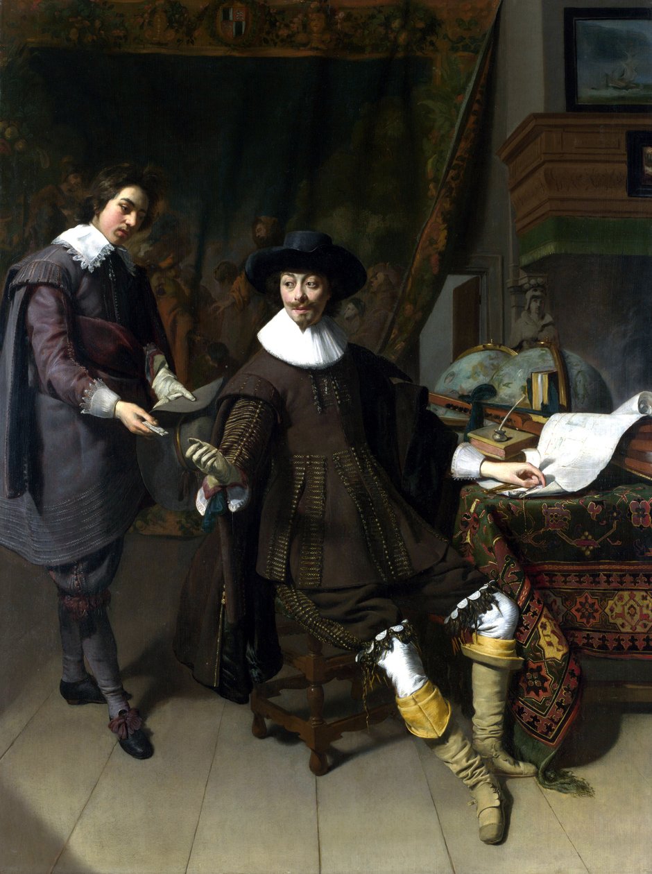 Constantijn Huygens og hans fuldmægtig af Thomas de Keyser