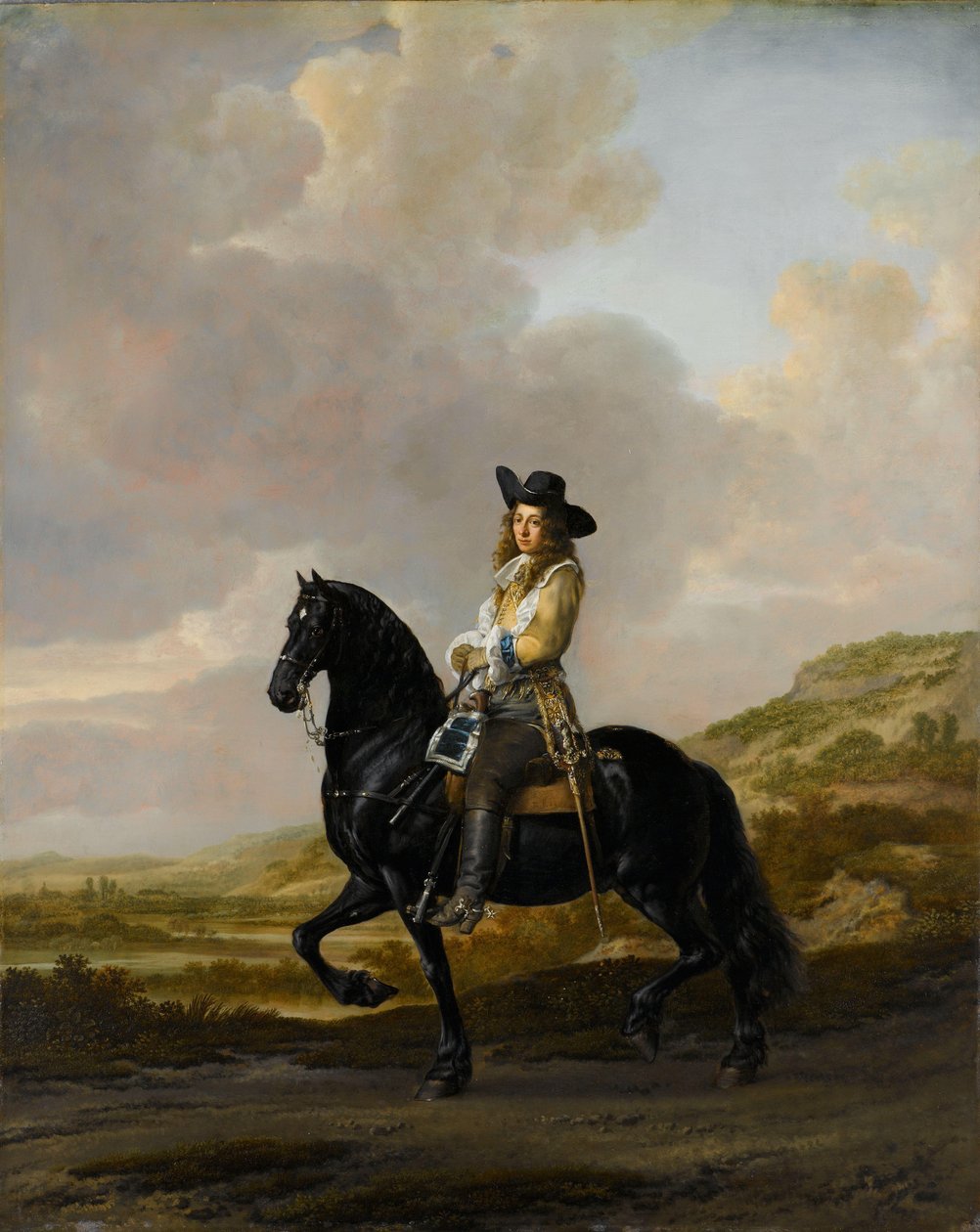 Pieter Schout til hest Portræt af Pieter Schout (1640-69) af Thomas de Keyser