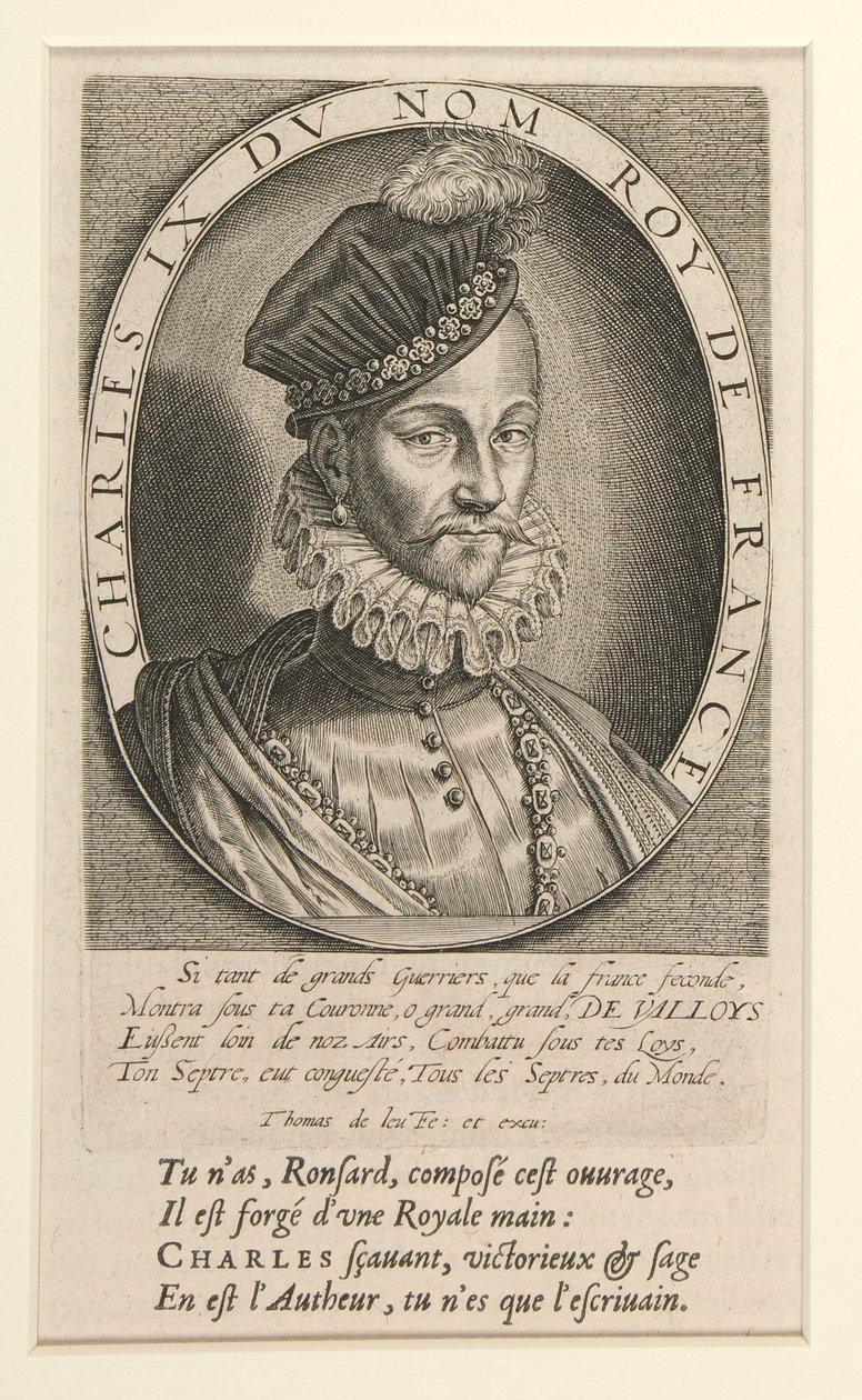 Charles IX, konge af Frankrig af Thomas de Leu