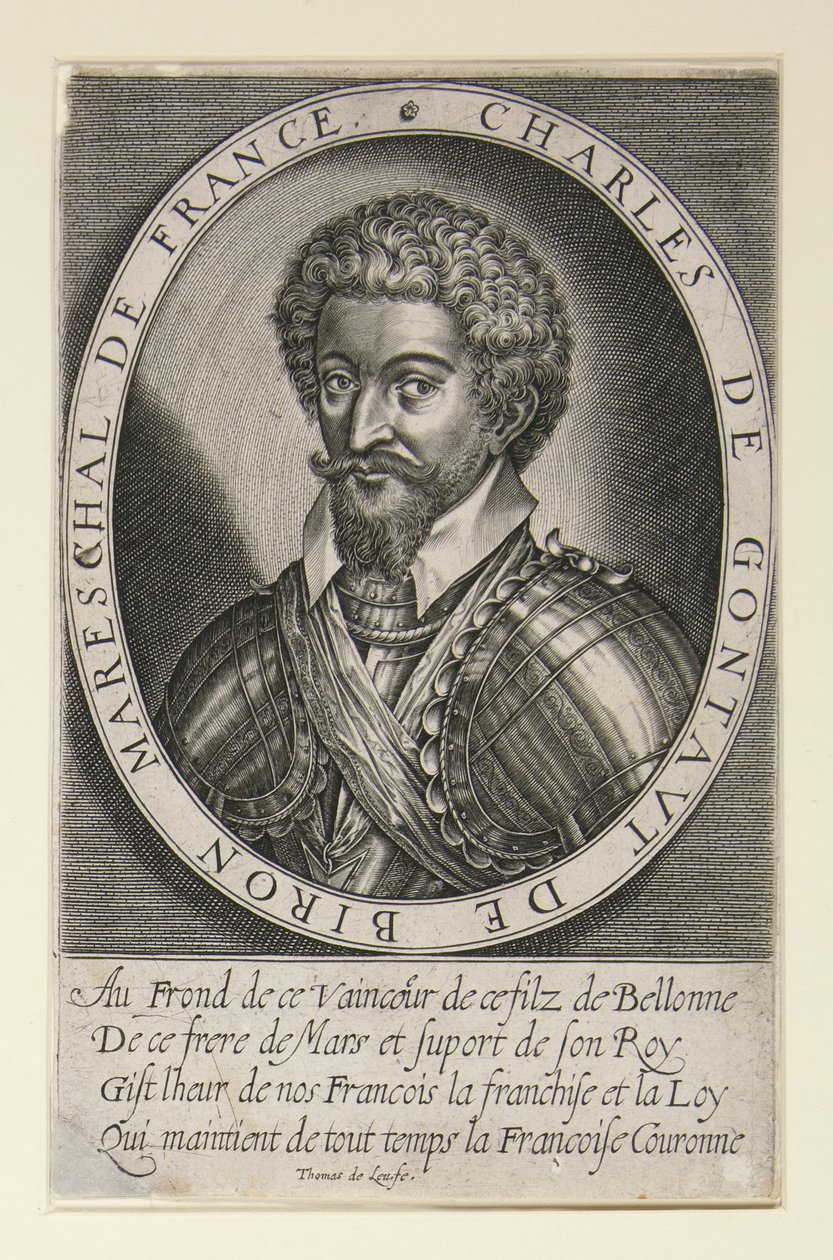 Charles de Gontaut, hertug af Biron, marskal af Frankrig af Thomas de Leu