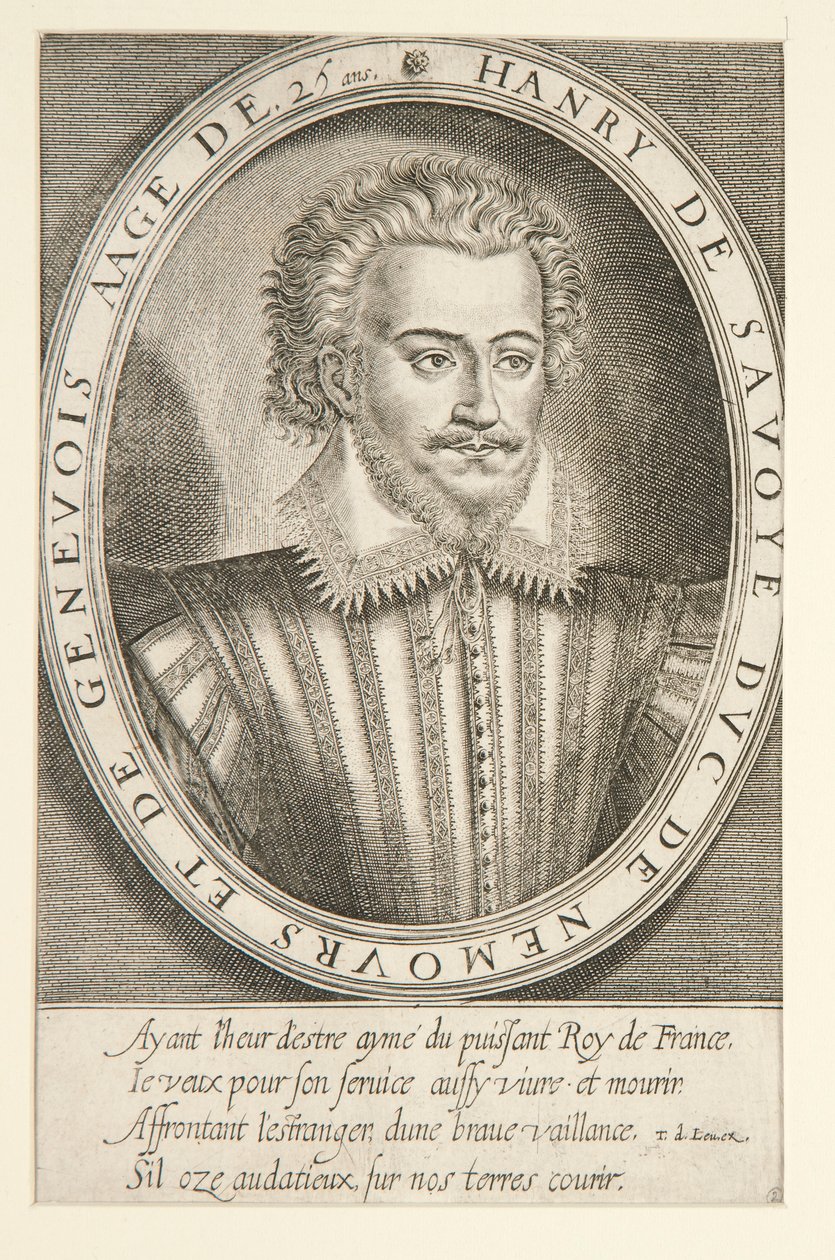 Henrik af Savoyen, hertug af Nemours af Thomas de Leu