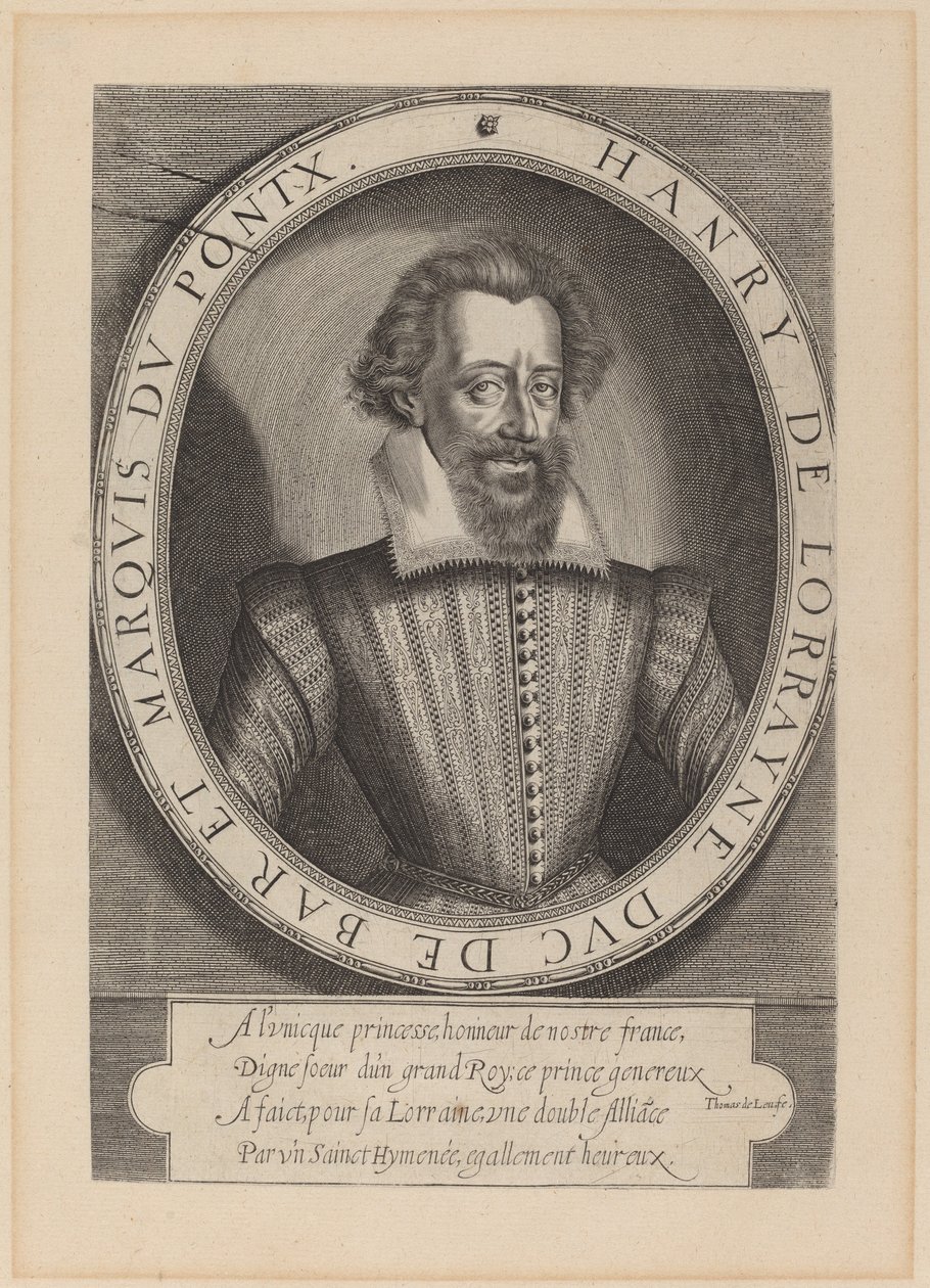 Henri, hertug af Bar af Thomas de Leu
