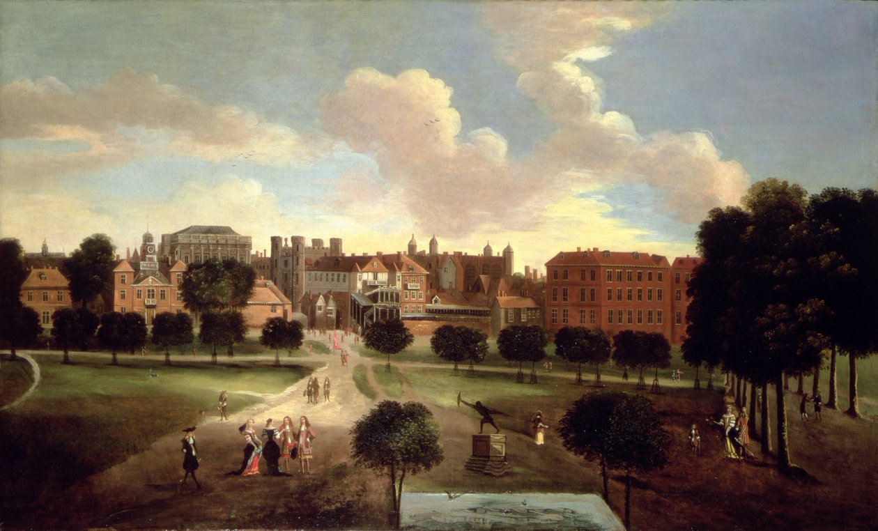 Udsigt over Old Horse Guards Parade fra St. James" Park af Thomas van Wyck