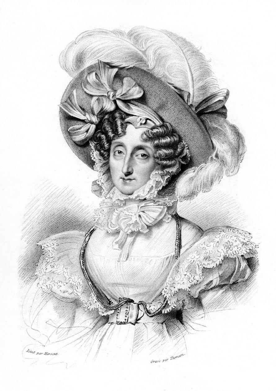 Maria Amalia fra de to Sicilier, 1800-tallet. af Thomson