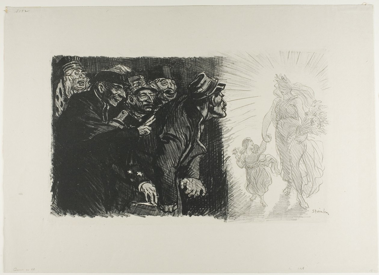 Som i treoghalvfems af Théophile Alexandre Pierre Steinlen