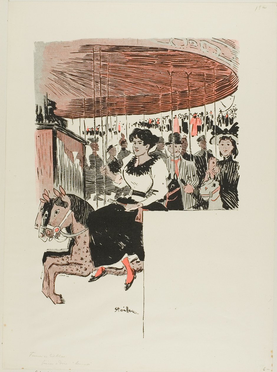 Brune af Théophile Alexandre Pierre Steinlen
