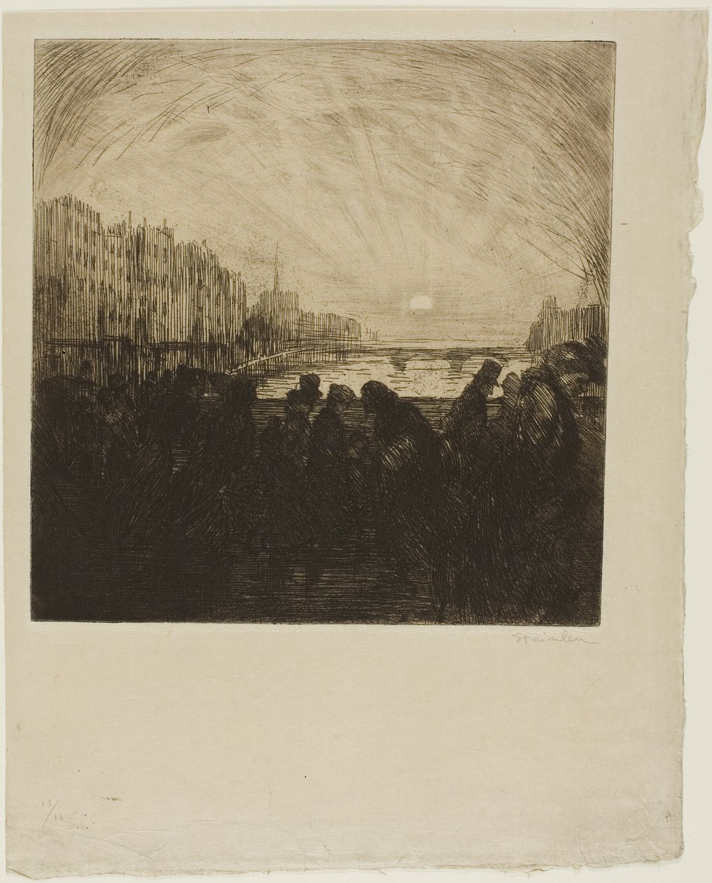Effekten af den nedgående sol af Théophile Alexandre Pierre Steinlen
