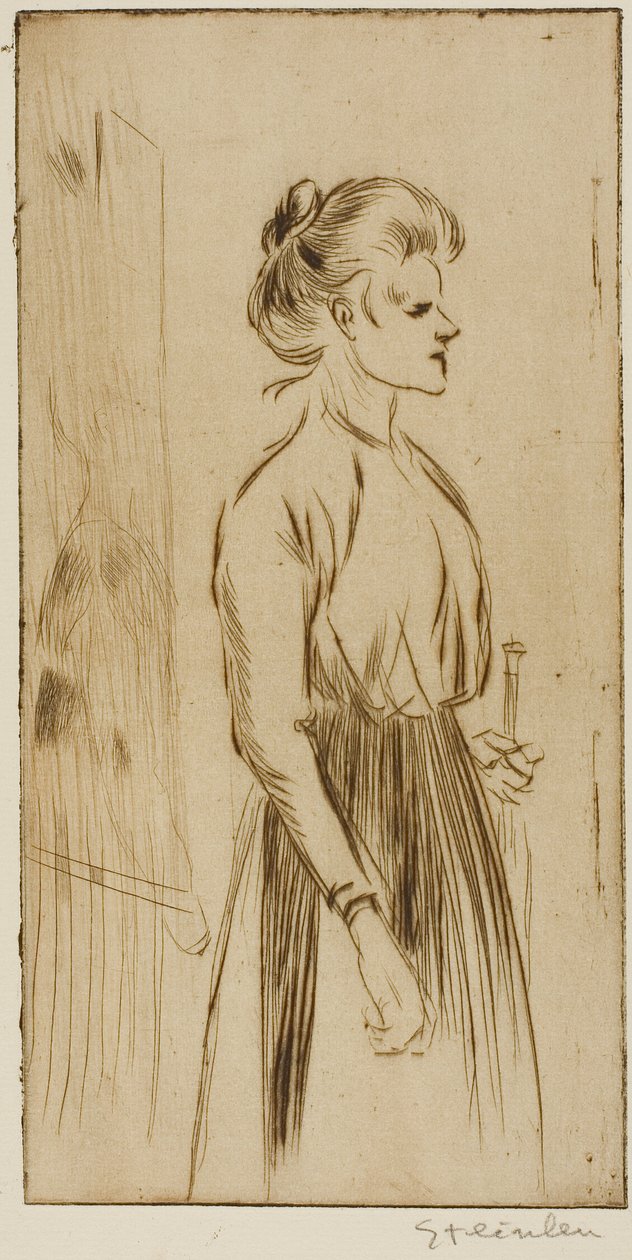 Hård kvinde af Théophile Alexandre Pierre Steinlen