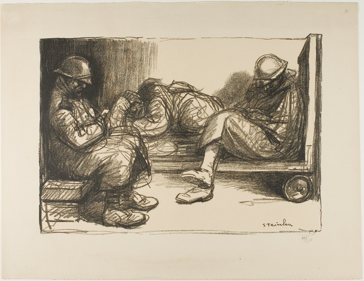 I hulen af Théophile Alexandre Pierre Steinlen