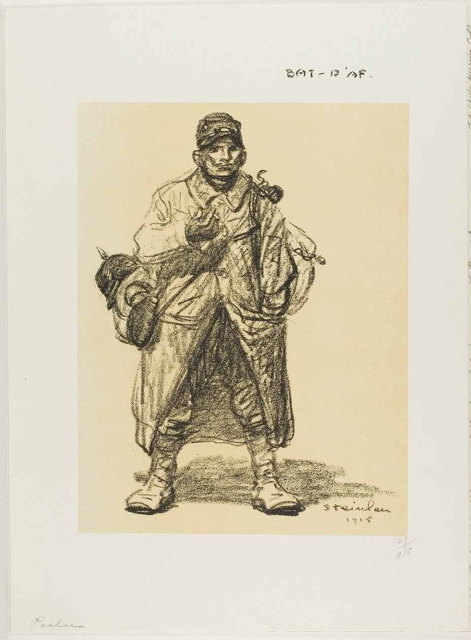 Infanterist af Théophile Alexandre Pierre Steinlen