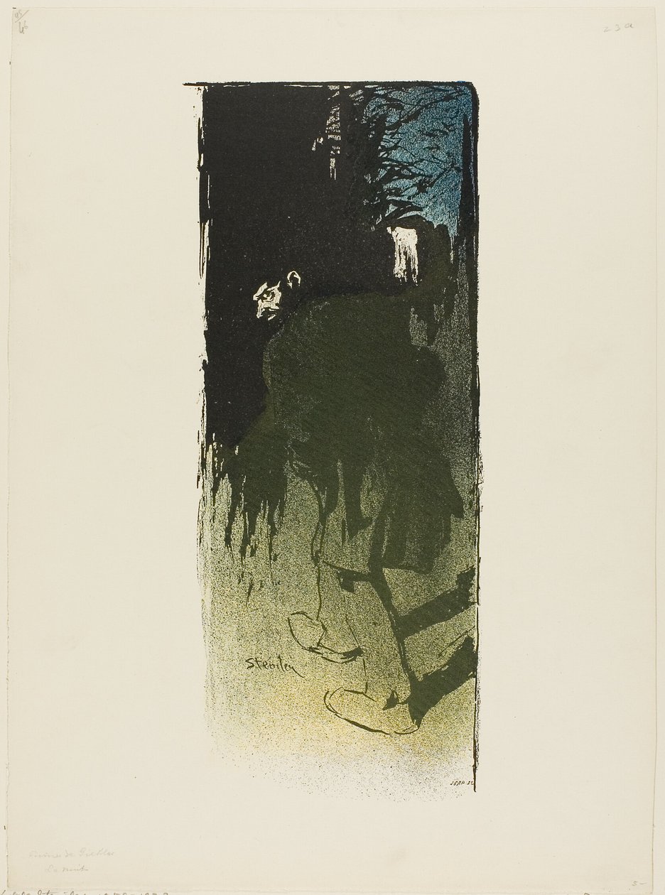 Natten af Théophile Alexandre Pierre Steinlen