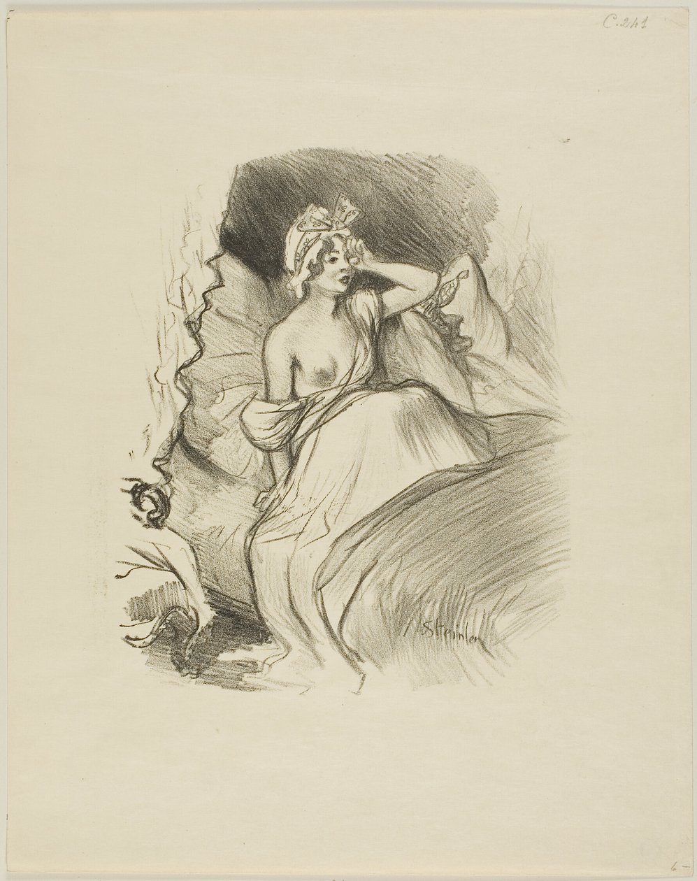 Lille roset af Théophile Alexandre Pierre Steinlen