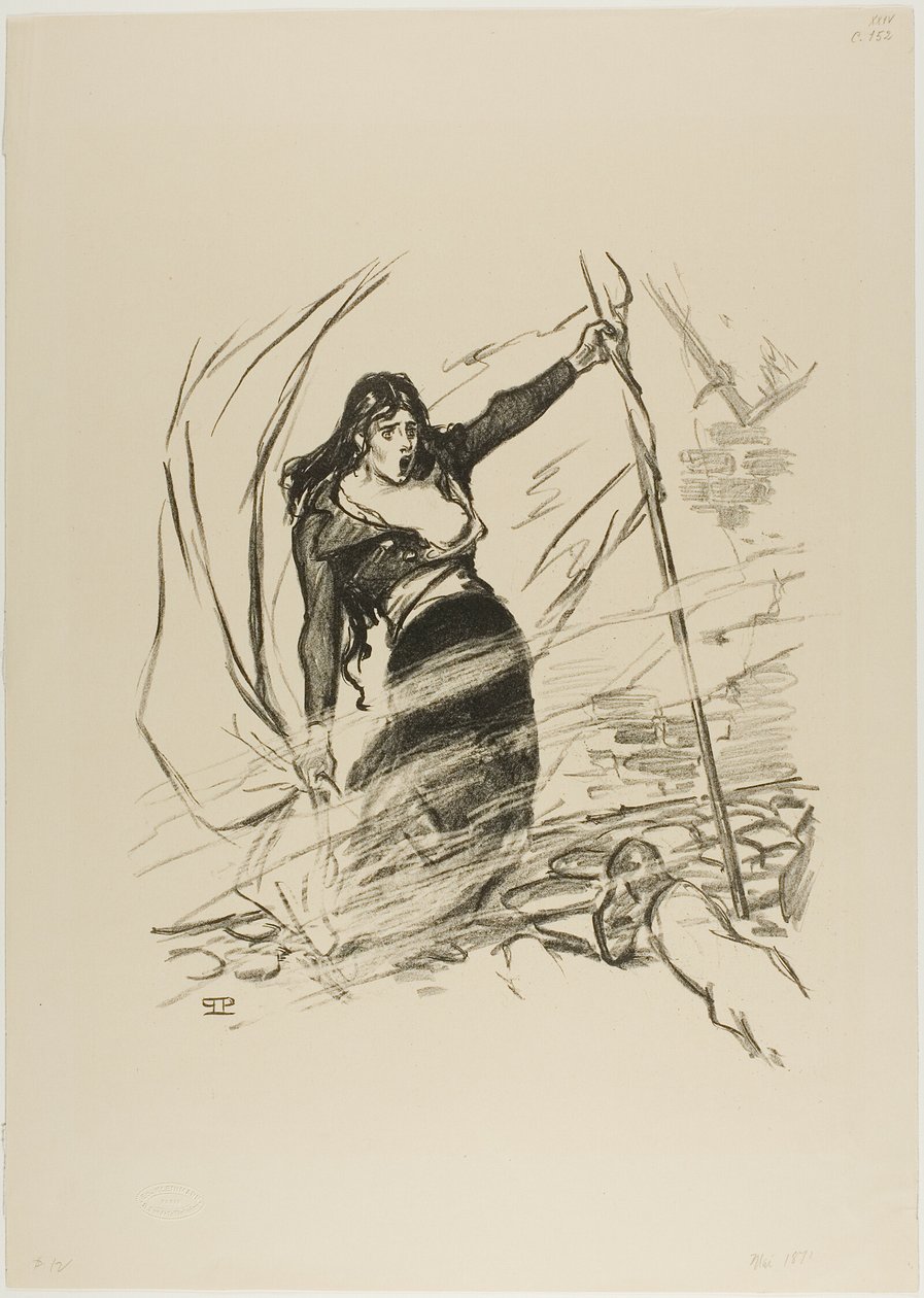 Maj 1871 af Théophile Alexandre Pierre Steinlen