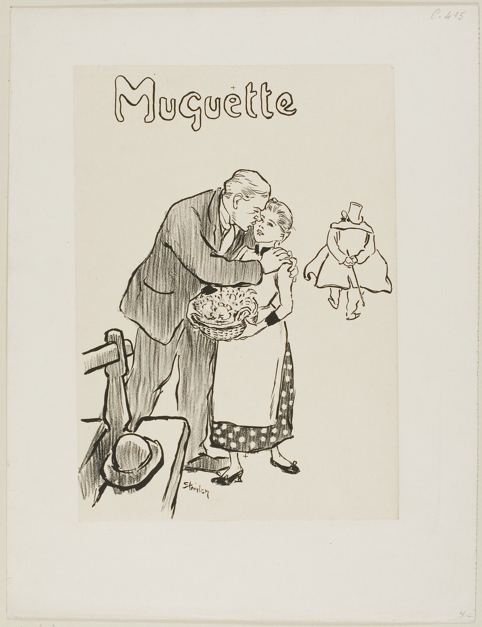 Muguette af Théophile Alexandre Pierre Steinlen