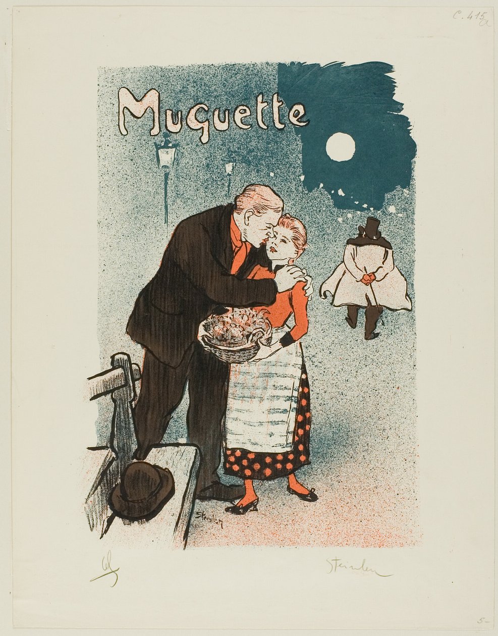 Muguette af Théophile Alexandre Pierre Steinlen