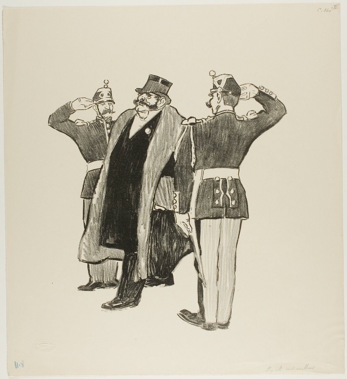 One Hundred Million af Théophile Alexandre Pierre Steinlen