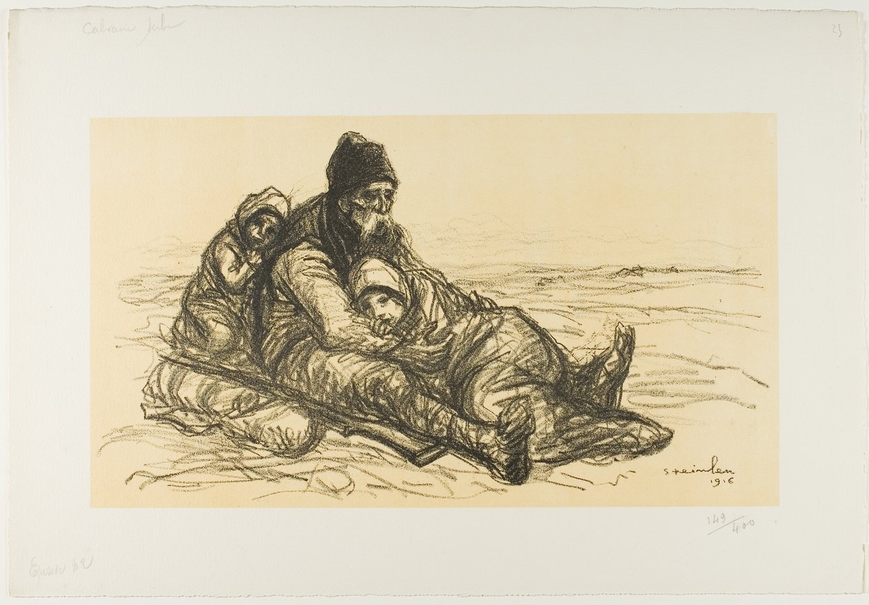 Serbisk kavaleri, anden episode af Théophile Alexandre Pierre Steinlen