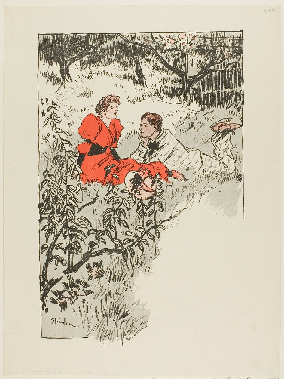 Forår af Théophile Alexandre Pierre Steinlen