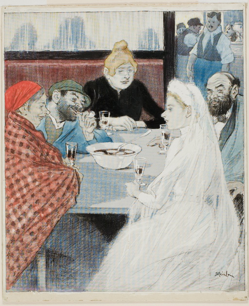Bruden af Théophile Alexandre Pierre Steinlen