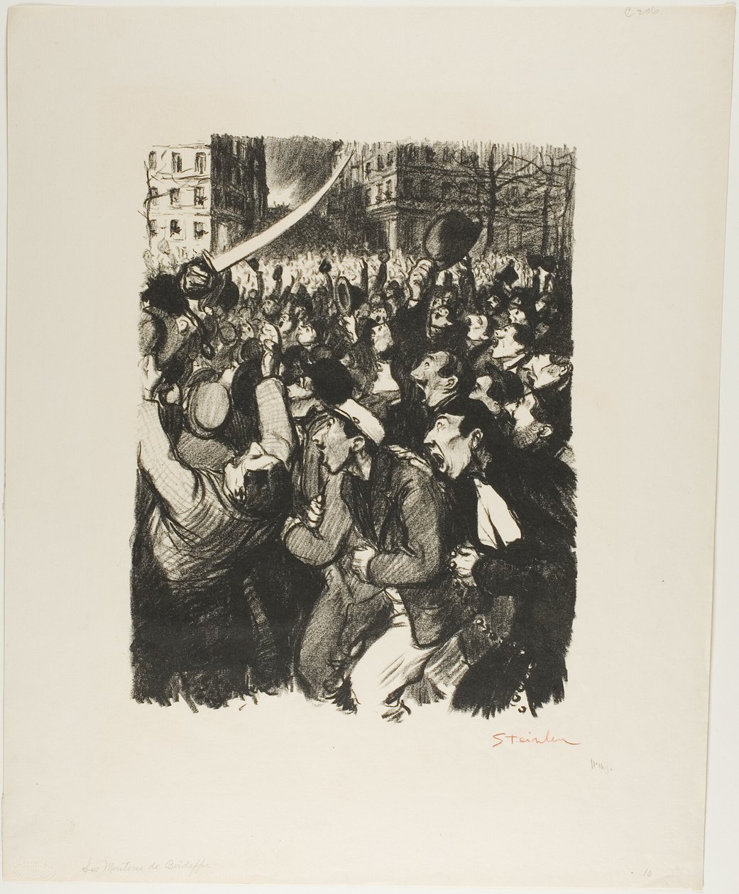Fårene i Boisdeffre af Théophile Alexandre Pierre Steinlen