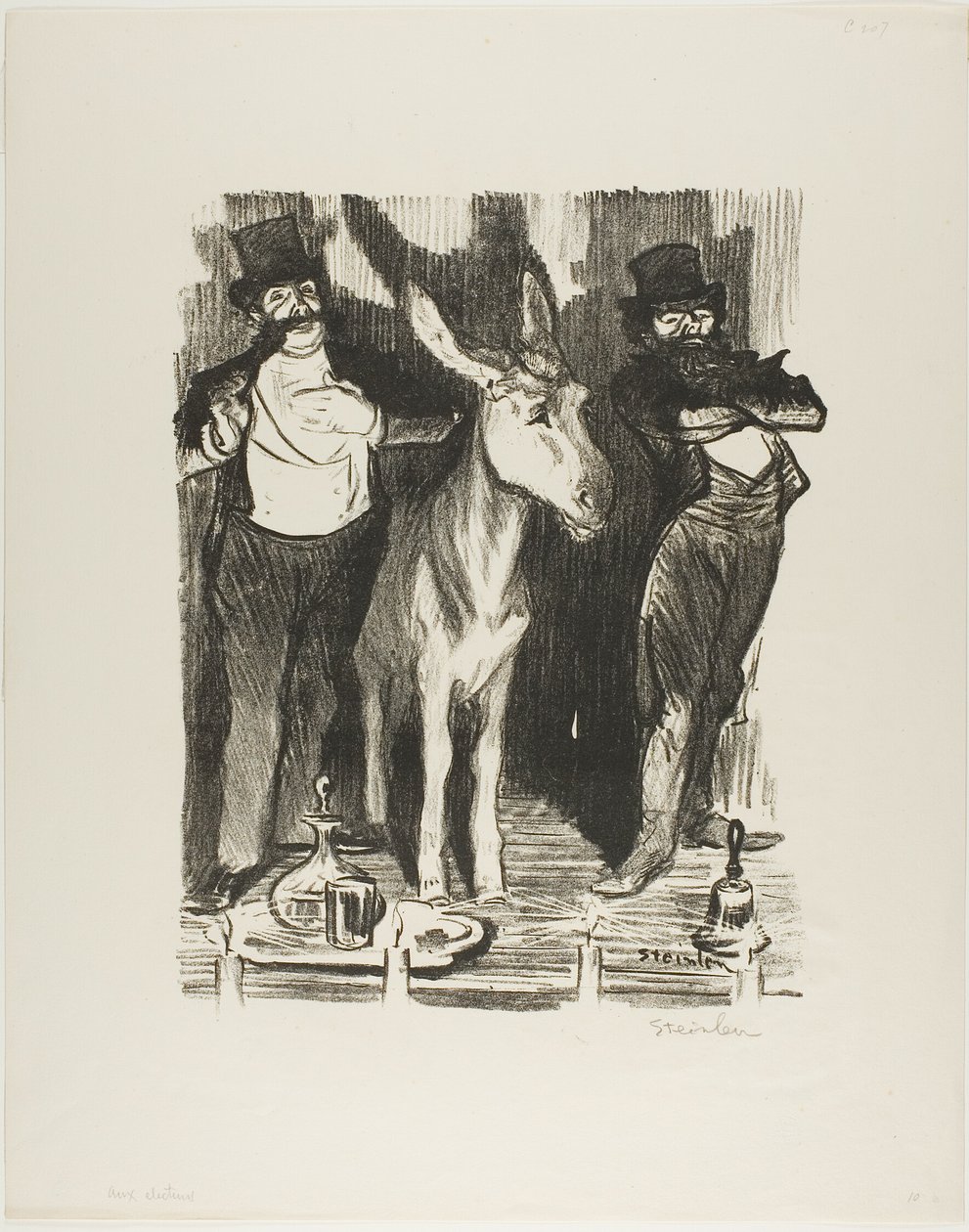 Til vælgerne af Théophile Alexandre Pierre Steinlen