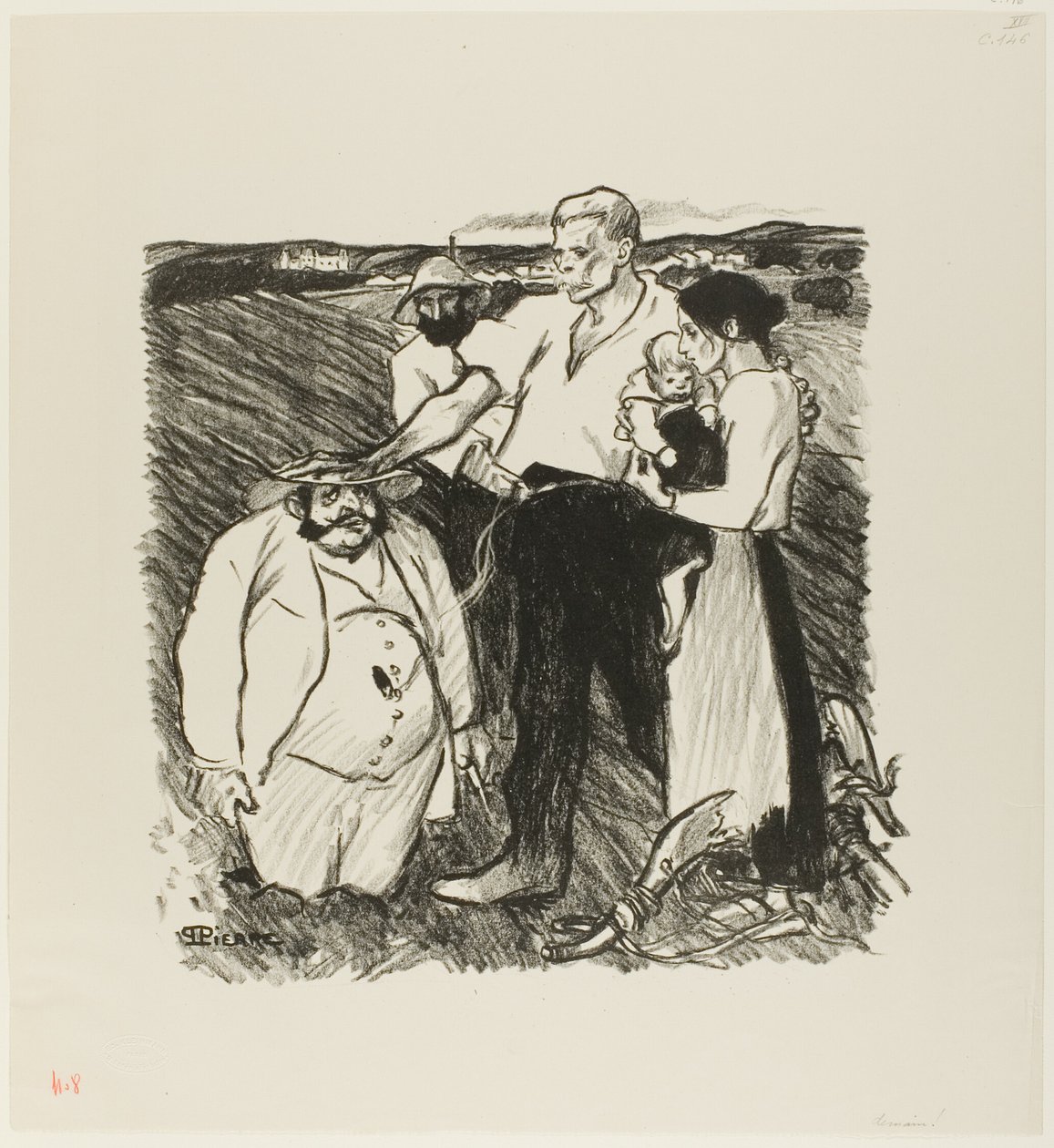 I morgen! af Théophile Alexandre Pierre Steinlen