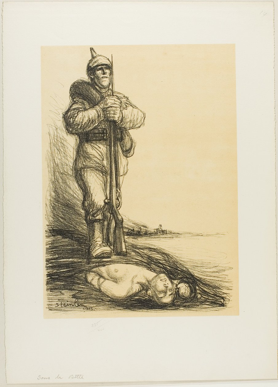 Under støvlen af Théophile Alexandre Pierre Steinlen
