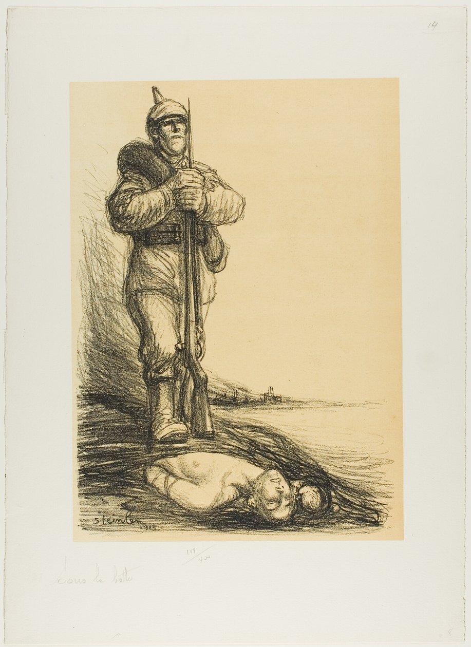 Under støvlen af Théophile Alexandre Pierre Steinlen