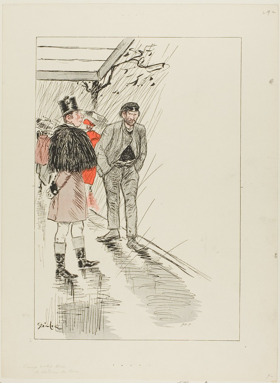 Vagabond fra Paris af Théophile Alexandre Pierre Steinlen