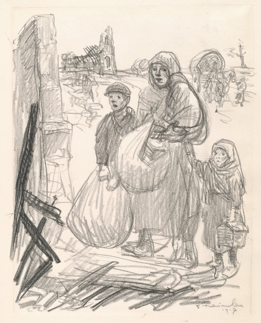Den er her, hos os! af Théophile Alexandre Steinlen