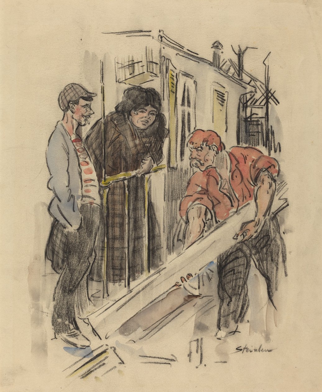 Sladder, slutningen af det 19.-begyndelsen af det 20. århundrede. af Théophile Alexandre Steinlen