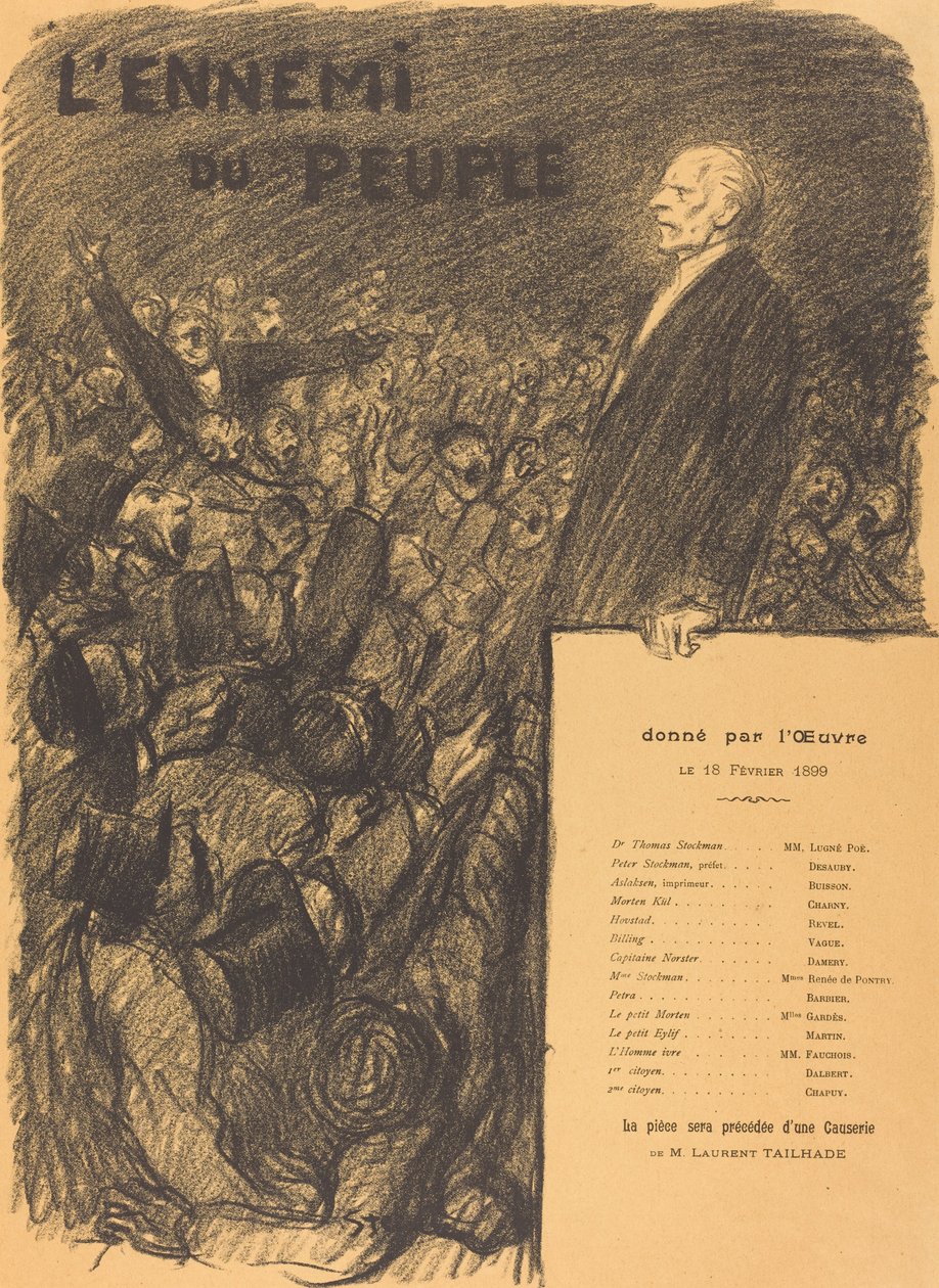 Folkets fjende af Théophile Alexandre Steinlen