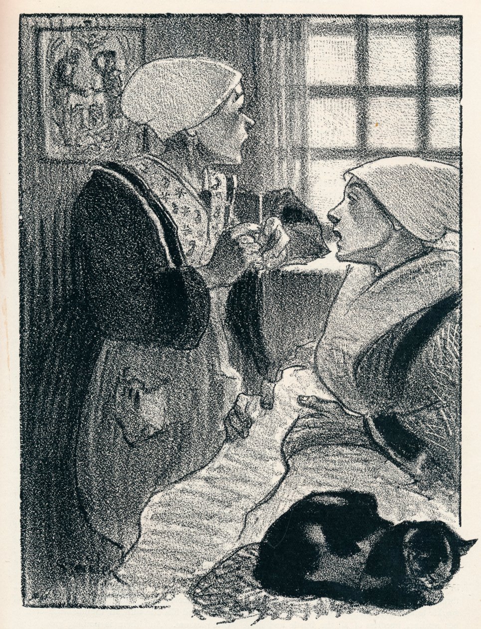 Frankrigs kvinder fra kvindesange, 1897, 1898 af Théophile Alexandre Steinlen