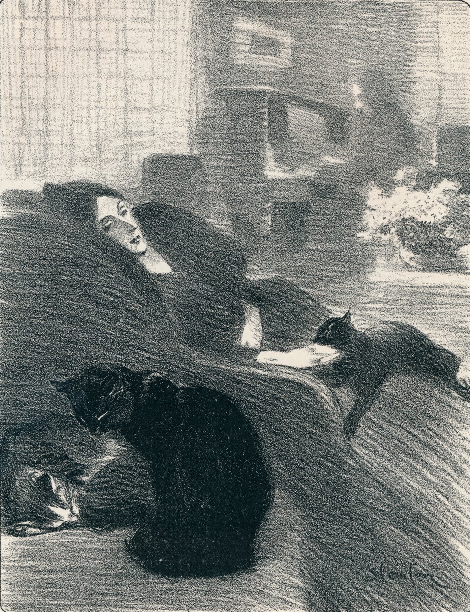 Når vi bliver gamle af kvindesange, 1897, 1898 af Théophile Alexandre Steinlen