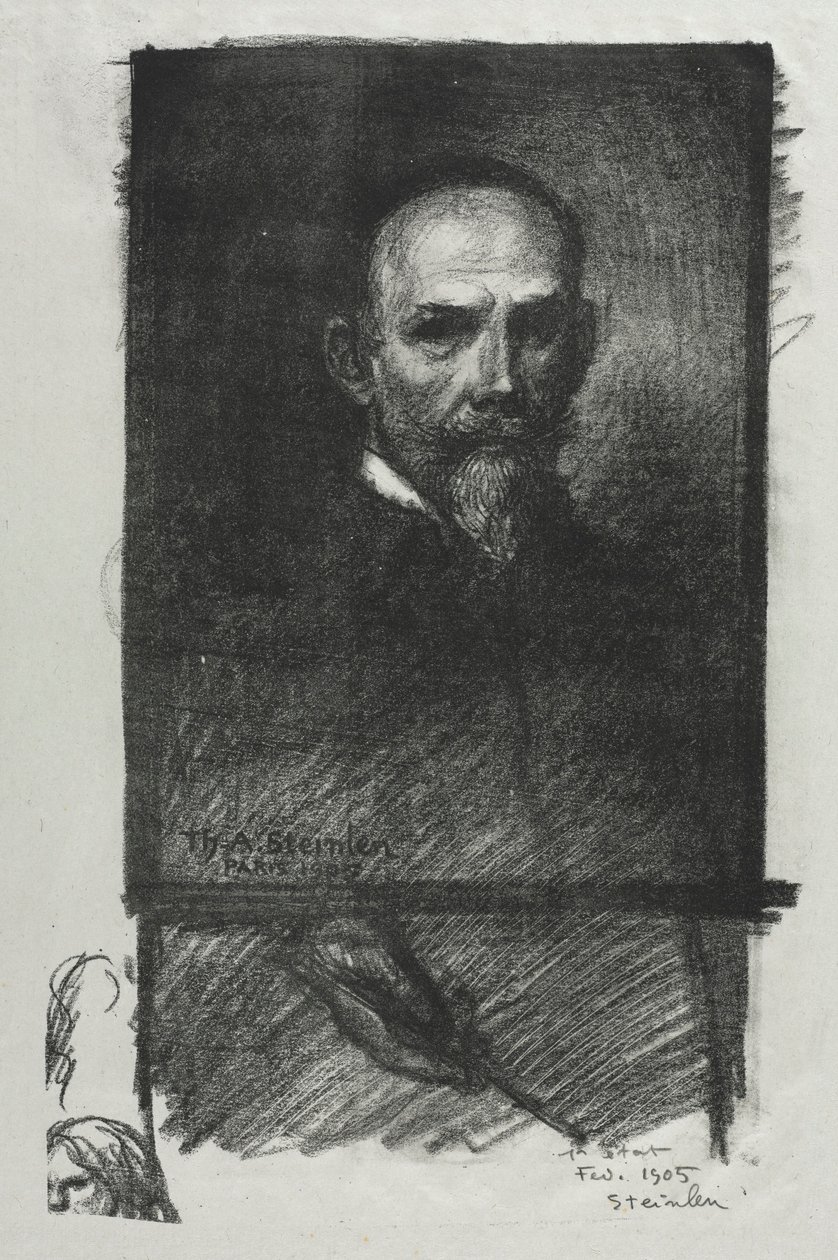 Selvportræt af Théophile Alexandre Steinlen