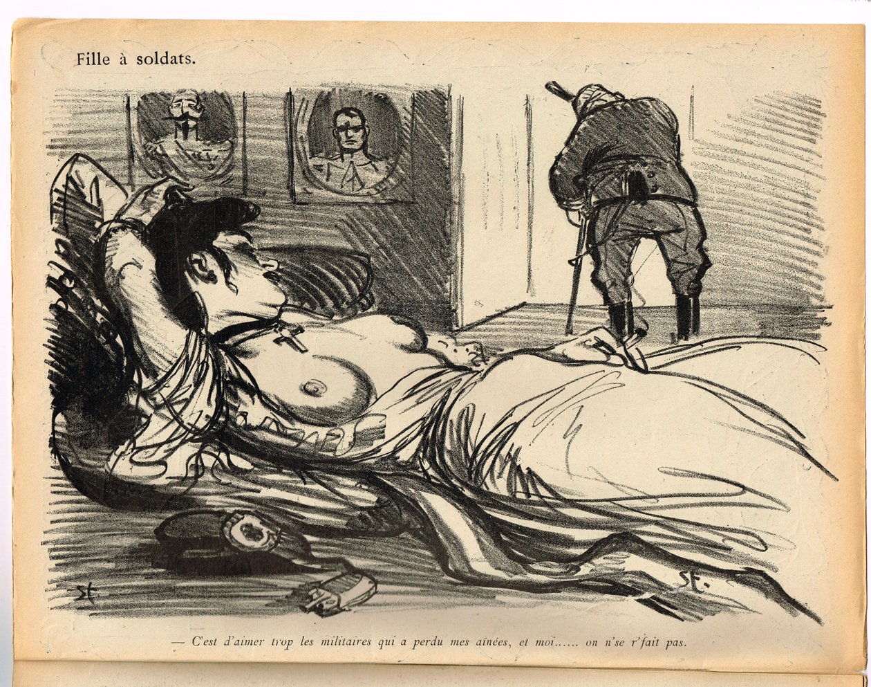 Smørtallerkenen, satirisk i farver af Théophile Alexandre Steinlen