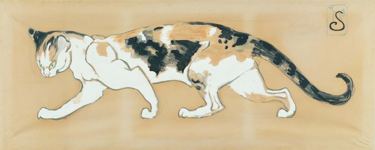 Katten af Théophile Alexandre Steinlen