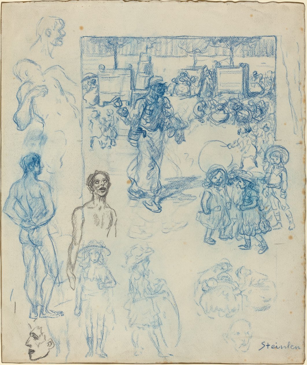 The Coconut Merchant, slutningen af det 19.-begyndelsen af det 20. århundrede. af Théophile Alexandre Steinlen