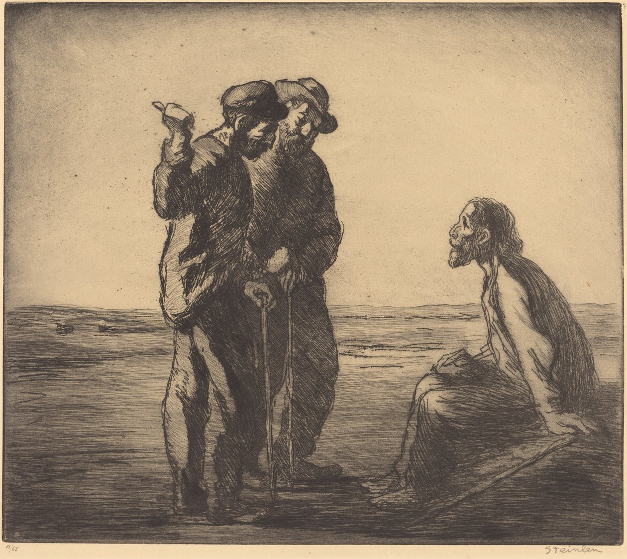 Tre ledsagere af Théophile Alexandre Steinlen