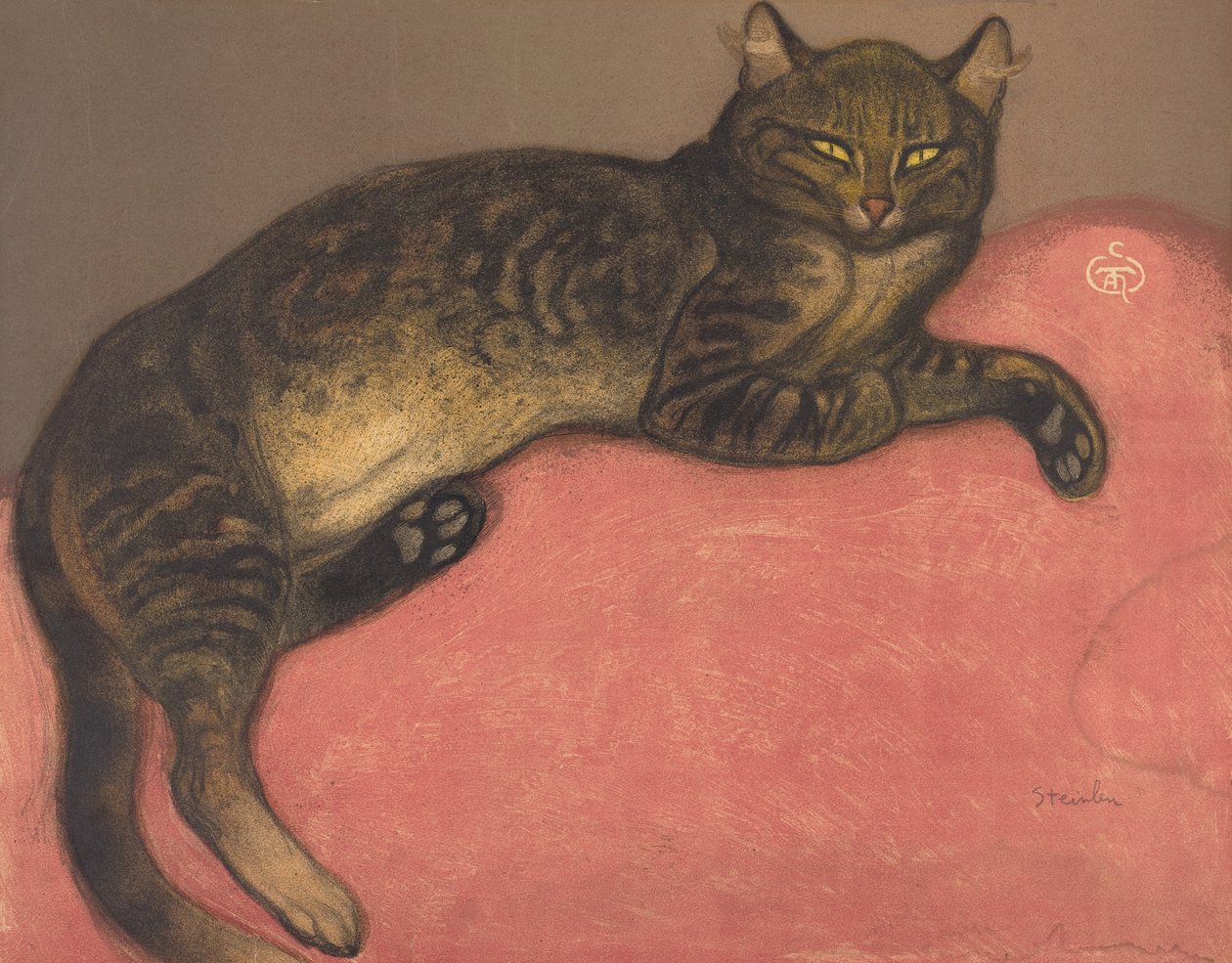 Vinter: Cat on a Cushion L
