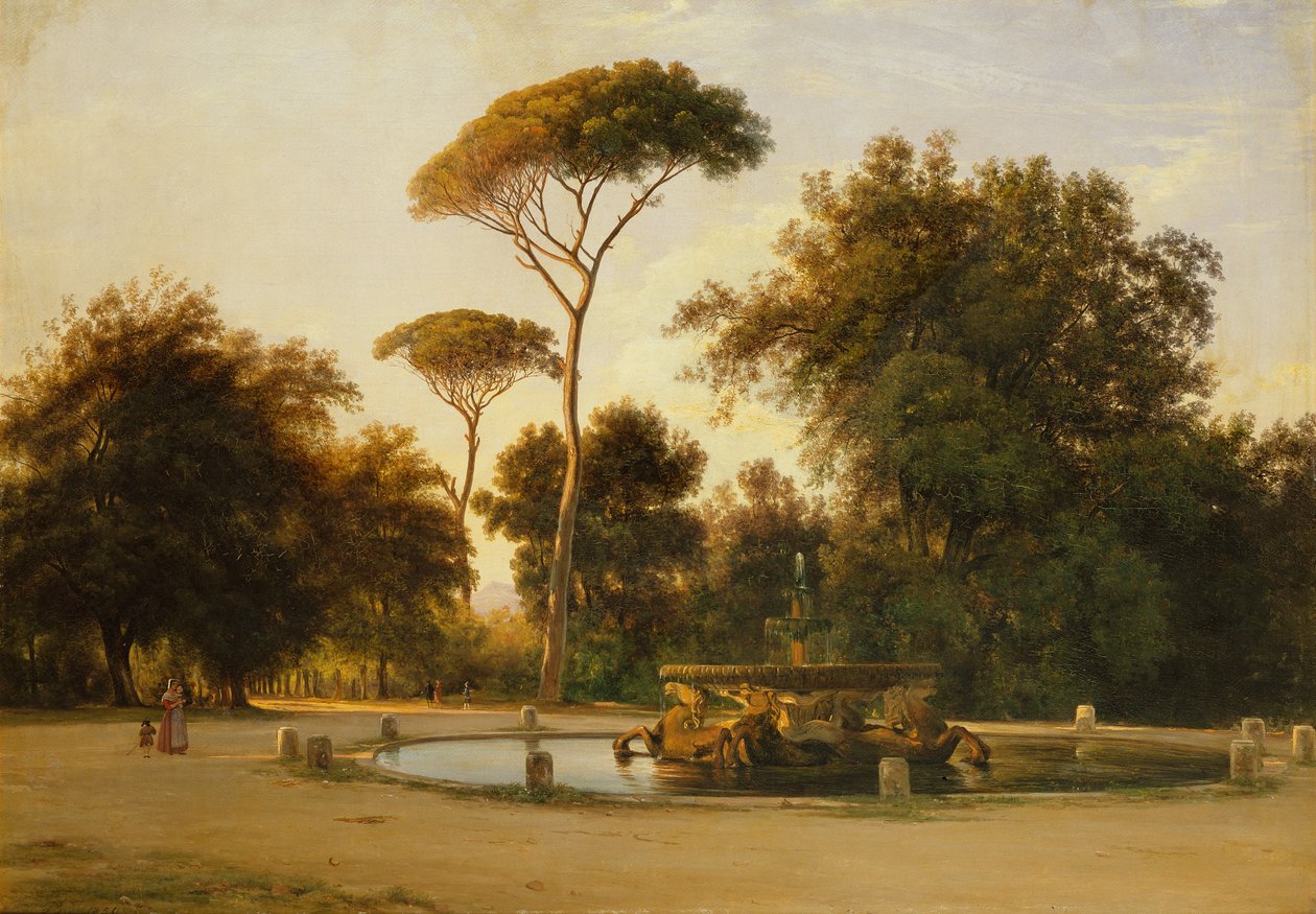 Monte Pincio Rom af Thorald Brendstrup