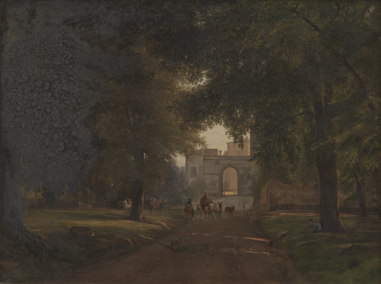Udenfor Ariccia af Thorald Brendstrup
