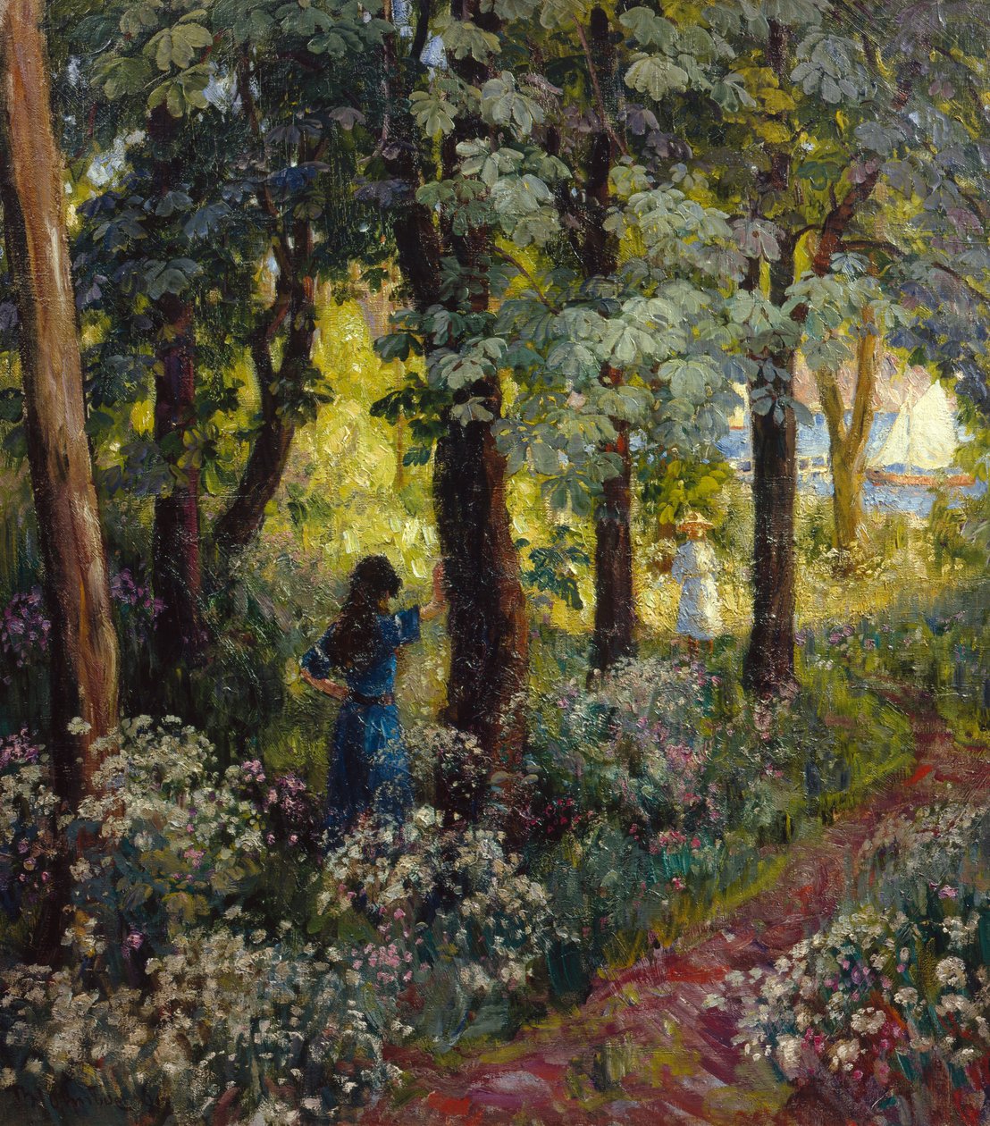 Sommerdag ved fjorden af Thorolf Holmboe