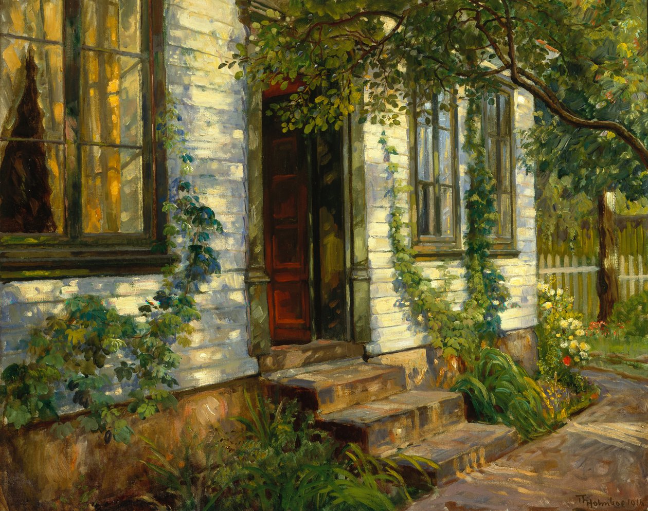 Sol på den gamle husmur, Fredriksvern af Thorolf Holmboe
