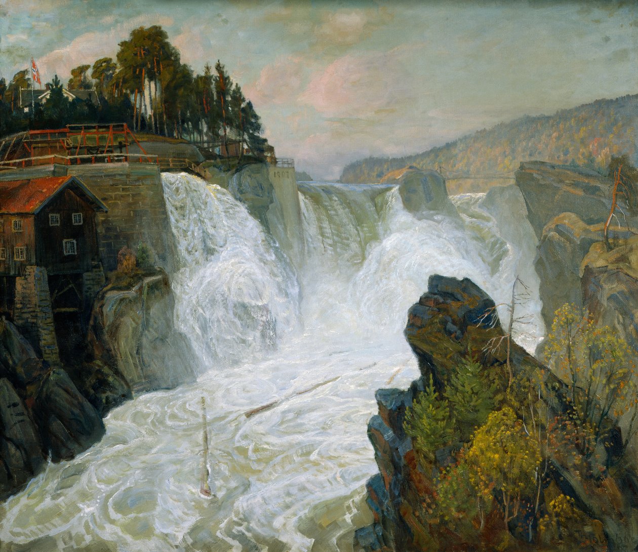 Sygt vandfald af Thorolf Holmboe