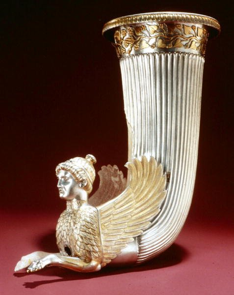 Rhyton (sølv) af Thracian
