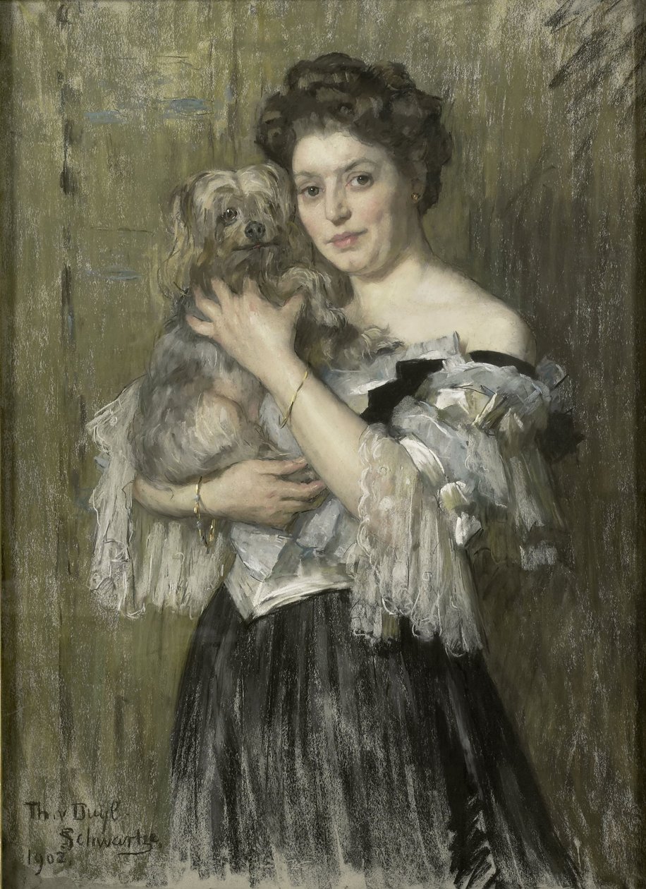 Mary Catherine Josephine Jordan (1866-1948). Hustru til maleren George Hendrik Breitner af Thérèse Schwartze