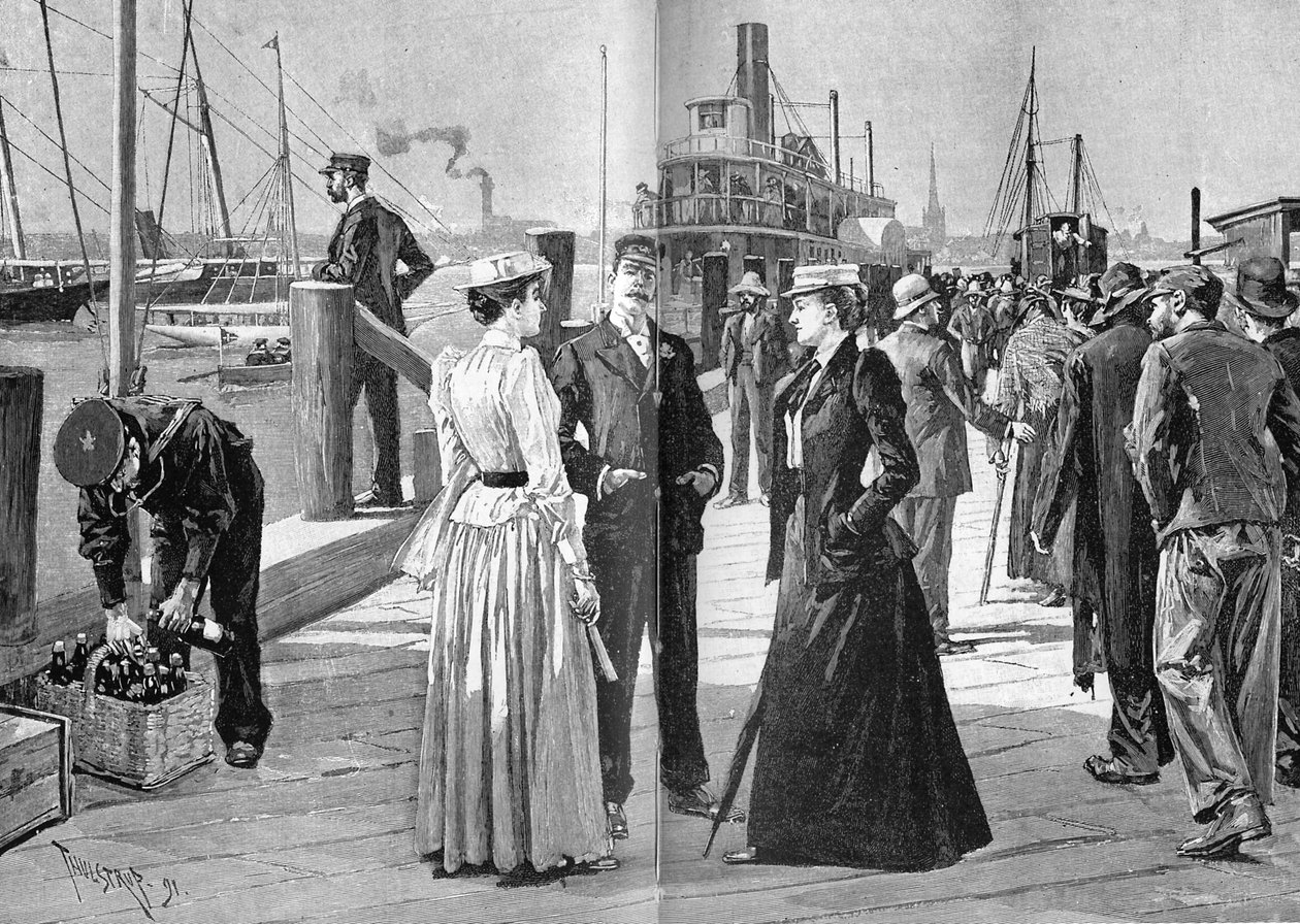 Medlemmer af New York Yacht Club af Thure de Thulstrup