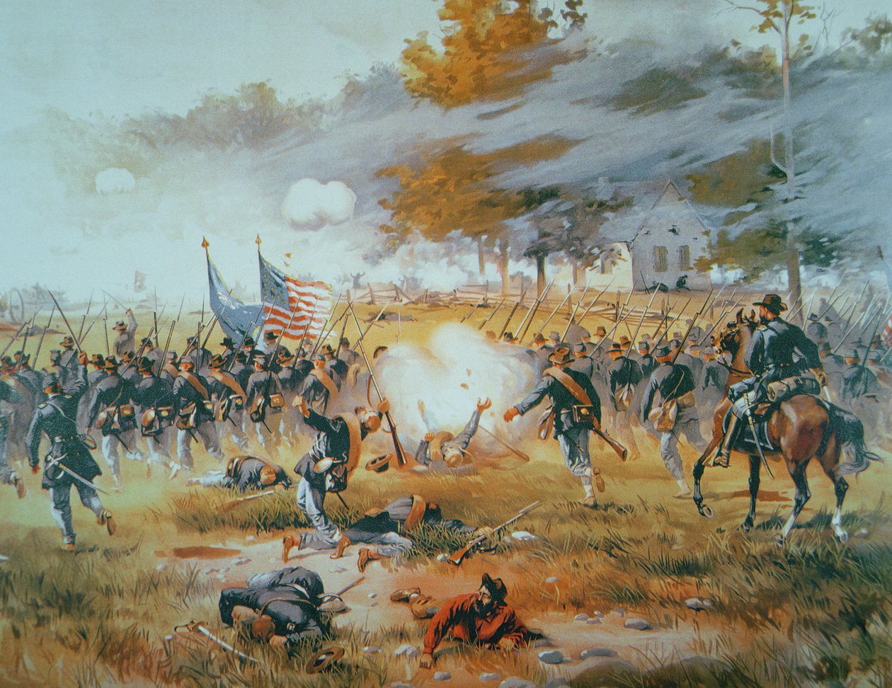 Slaget ved Antietam af Thure de Thulstrup